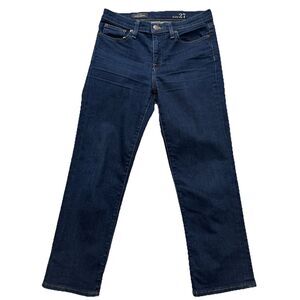 J. Crew Vintage Cropped Womens Size 27 Dark Wash Blue Denim Jeans Straight Leg